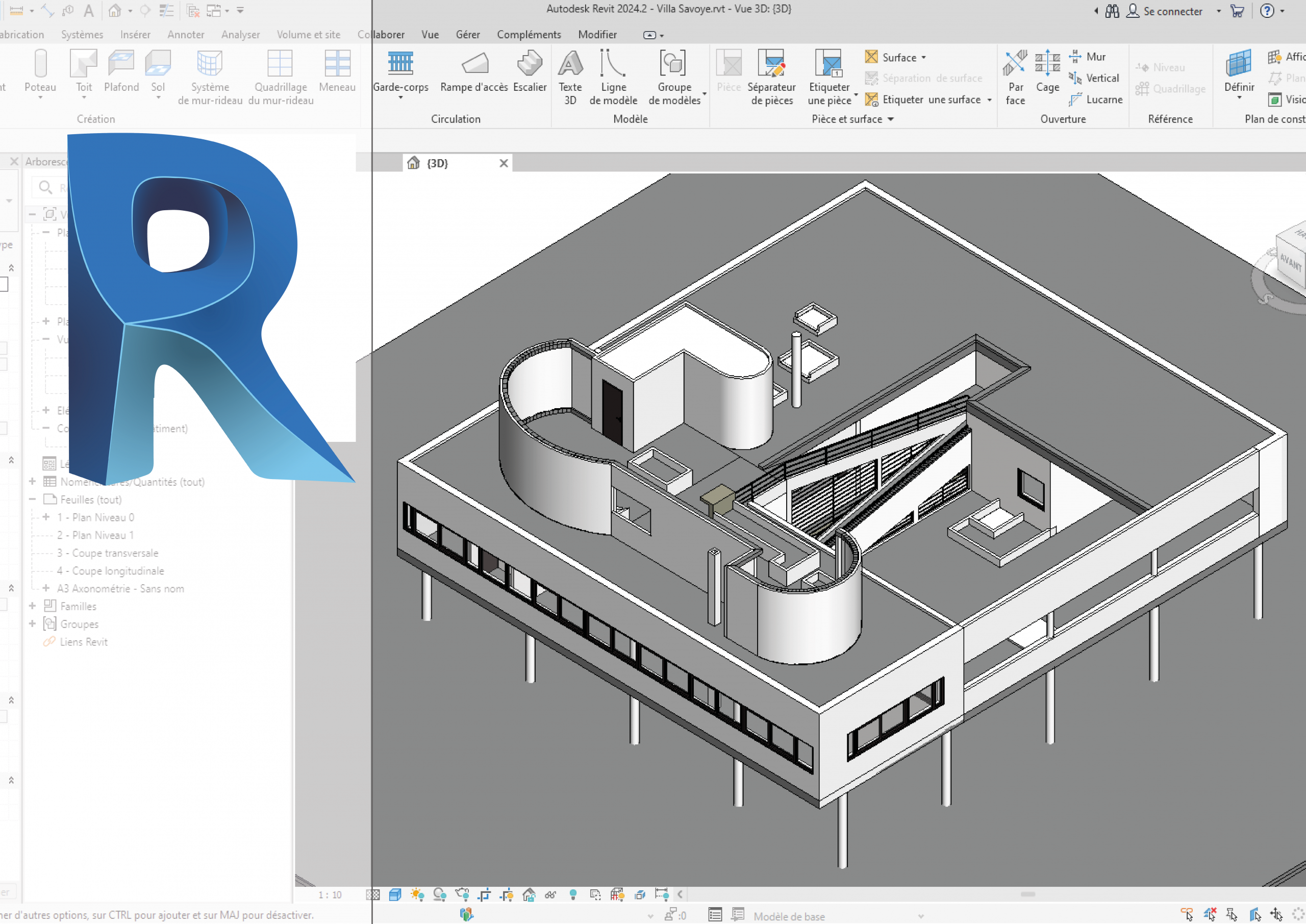 [REVIT] Présentation détaillée de son interface