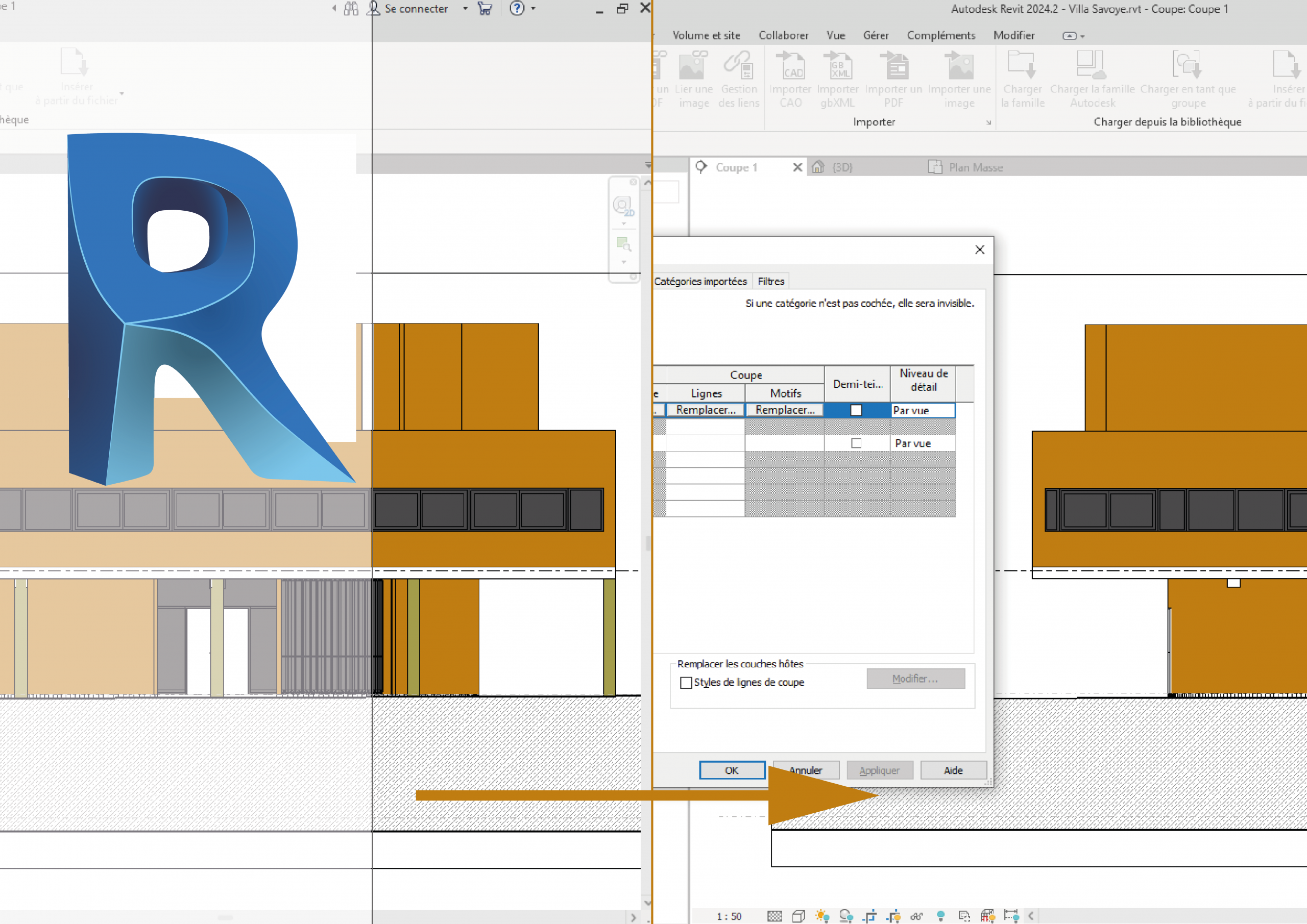 [Revit] Masquer par catégorie pour un contrôle graphique rapide et précis